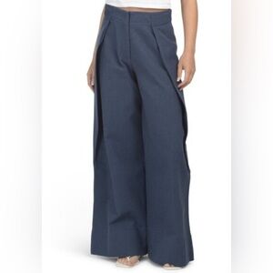 TORN BY RONNY KOBO Navy Blue Linen Blend Amy Pants - BRAND NEW ‼️